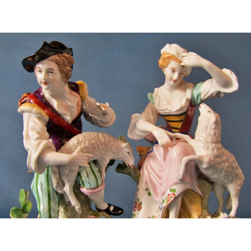 1062 - A group of five various continental porcelain figures (5)