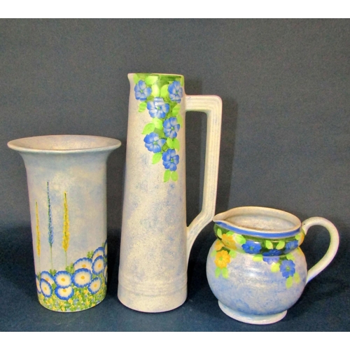 1077 - A mixed collection of Radford pottery items to include vases, candlesticks, etc (15)