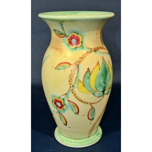 1081 - A collection of five Radford pottery vases of varying design