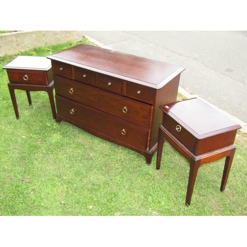 2304 - Four Stag bedside cabinets, a Stag chest of drawers and dressing table (6)