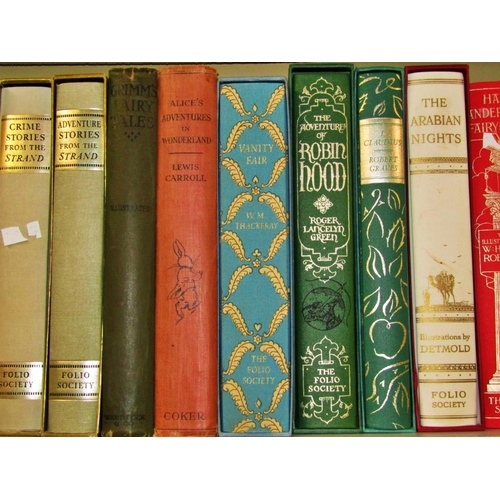 176 - 17 Folio Society volumes including J RR Tolkien three volumes, Anderson's Fairy Tales, illustrated b... 