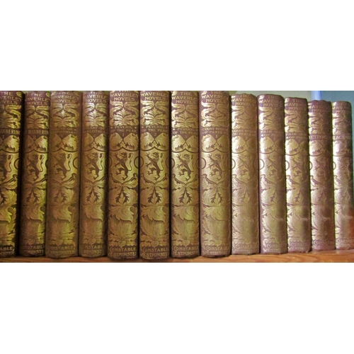 191 - Collection (incomplete) of Waverley Novels 1895/6 (42 volumes)