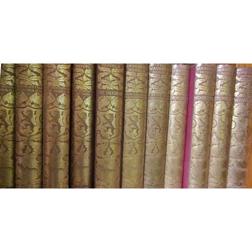 191 - Collection (incomplete) of Waverley Novels 1895/6 (42 volumes)