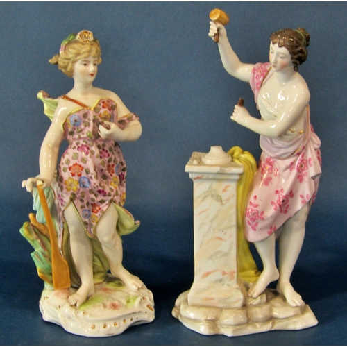 1092 - A mixed collection of ceramics and porcelain to include a Meissen figure group (af) and other figure... 