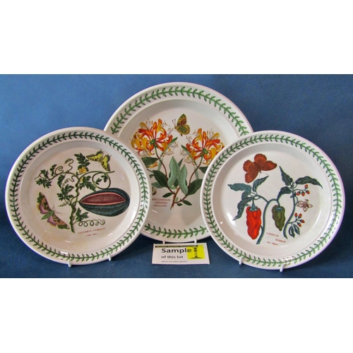 1097 - A quantity of Portmeirion Botanic garden pattern dinner and coffeewares to include dinner plates, co... 