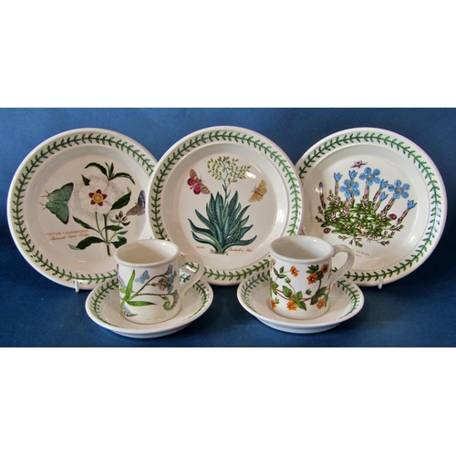 1097 - A quantity of Portmeirion Botanic garden pattern dinner and coffeewares to include dinner plates, co... 