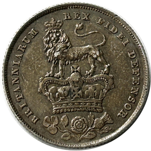 1489 - George IV, 1820-30. Shilling, 1825. Bare head