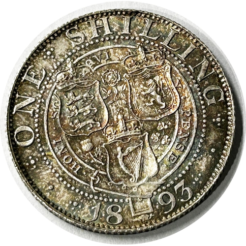 1505 - Victoria, 1837-1901. Shilling, 1893. Veiled Bust