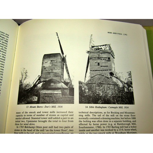 181 - Essex Windmills, Millers & Millwrights - 5 volumes by Kenneth G Farries 1988 (4 in dust wrappers)