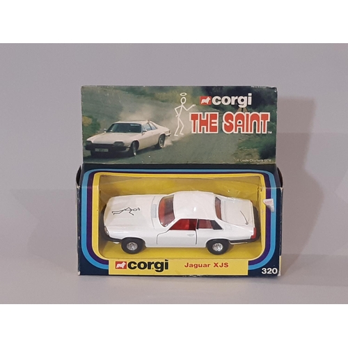 344 - 'The Saint' Jaguar XJS boxed model car by Corgi with aerial, 1981