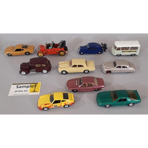 360 - Large collection of unboxed model vehicles by various makers including Solido, Hot wheels, Dandy, Cu... 