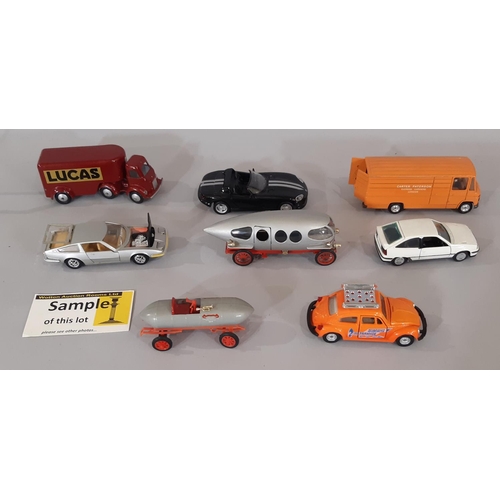 360 - Large collection of unboxed model vehicles by various makers including Solido, Hot wheels, Dandy, Cu... 