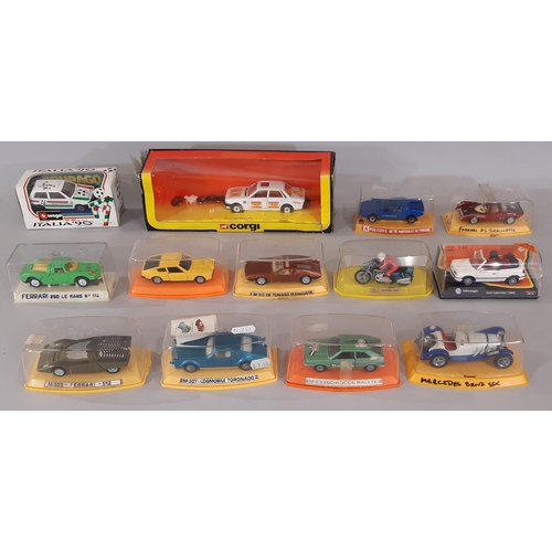 361 - Large collection of model racing cars by various makers including Quartzo, Corgi, Dinky, Matchbox, P... 