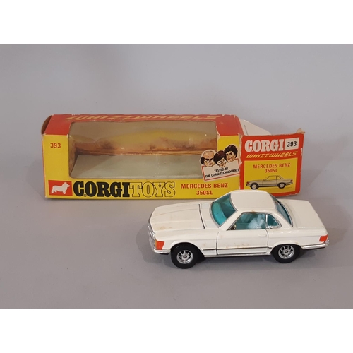 366 - 7 boxed model toys including Purdey's TR7 1978-80 by Dinky, Corgi Porsche 924 1978-81, Corgi Mercede... 