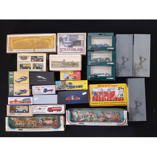 374 - Mixed collection of boxed model vehicles by various makers including Dinky Toys nos 943, 512, 920, 4... 