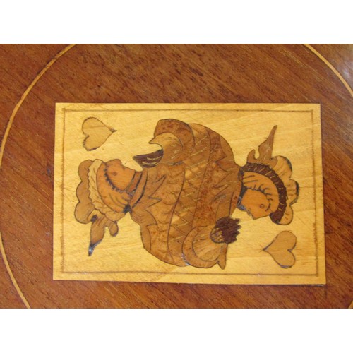 2737 - A 19th century Dutch floral marquetry drop leaf card table raised on four square taper and moulded s... 