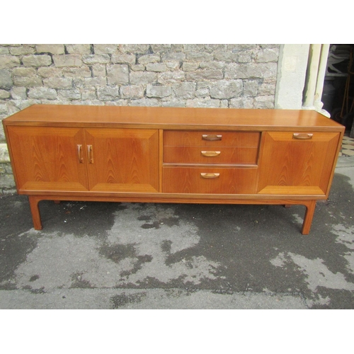 2279 - A G-Plan teak sideboard, labelled to door interior, 81cm high, 205 x 46cm.