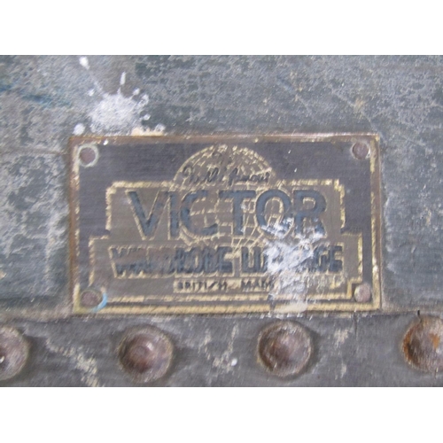 2183 - Militaria / military interest: two large luggage trunks, one with stencilled lettering ‘A.A.M D’ALTO... 