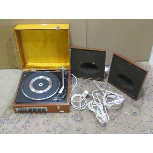 2186 - A Sinclair stereo 60 deck and associated speakers