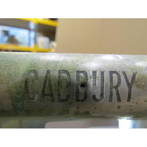 2212 - A 20th century British Cadbury shop advertising counter-top display case, 50cm high, 61 x 23cm