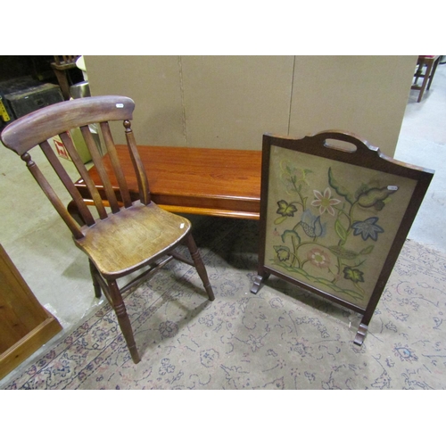 2231 - Three Lloyd Loom items with a gold painted finish, to include a chair, ottoman and laundry box toget... 