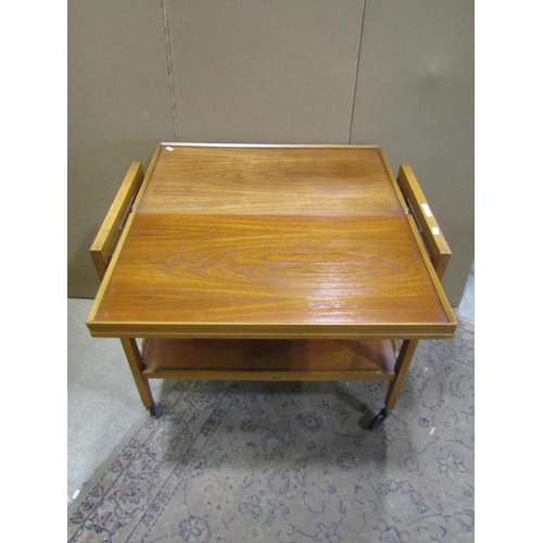 2259 - A mid 20th century Macintosh teak extending dining table (160 x 92cm, closed) together with six asso... 