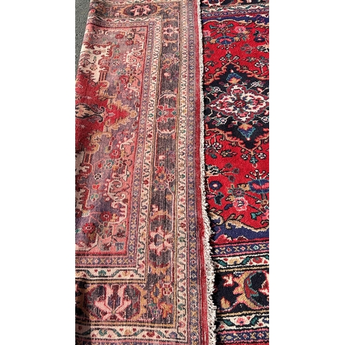 1821 - Antique Persian Sarough hand made wool rug, 7x10 ft Made in the town of Sarough (aka Sarouk) in Iran... 