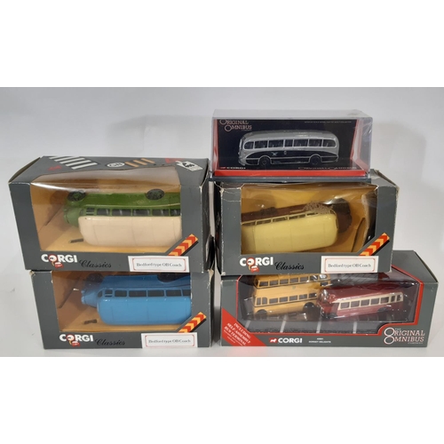 345 - 19 boxed Corgi model vehicles, mostly buses, including 12 from Original Omnibus range (several of Br... 