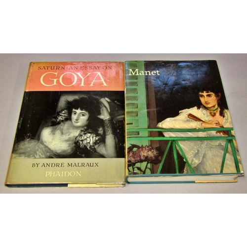 282 - Art volumes to include Goya, Manet, Vermeer, Rubens & Fragonard etc plus volumes on French architect... 