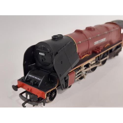 382 - Hornby Electric Train Set LMS Express Passenger R791, includes Duchess of Sutherland 4-6-2 locomotiv... 