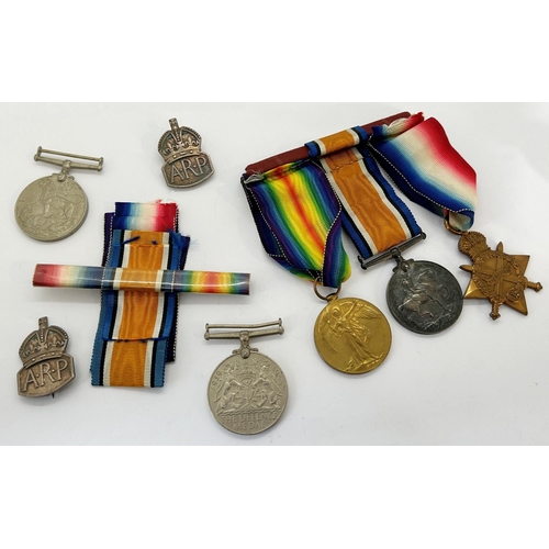 1786 - A collection of WWI medals to include 1914/15 star, 14/18 war medal and victory medal all named 2023... 