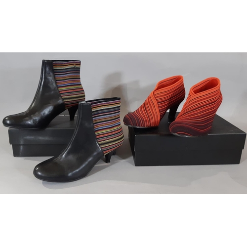 438 - A collection of 9 pairs of designer ladies footwear by United Nude, all boxed size 41, including sho... 