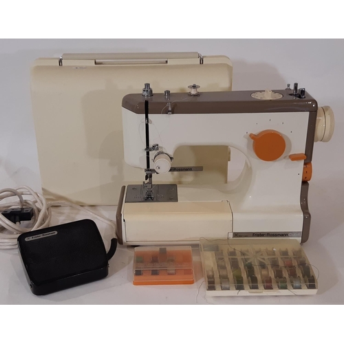 435 - Cub4 sewing machine Frister & Rossman with case and spare bobbins