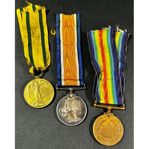 1784 - A First World War medal group, awarded to Pte. A Perry, Gloucester Reg.