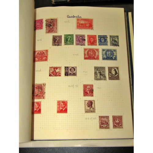 296 - Album of Crests and Monograms, stamp album containing a worldwide collection from QV - perf penny re... 