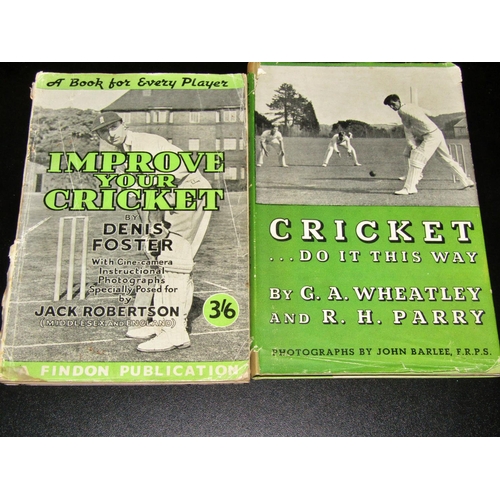 316 - Cricket related ephemera collection including autographs, late 40s/50s including W B Roberts and MJ ... 