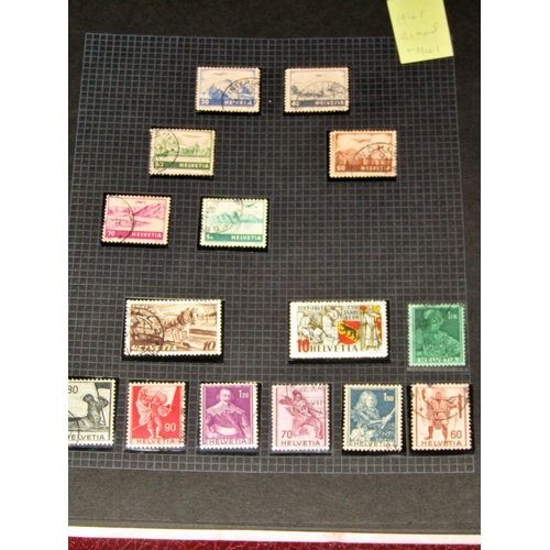 323 - Nine loose leaf folders containing a worldwide selection of stamps principally mid-late 20th century... 