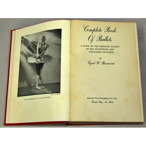 184 - Extensive collection of ballet and theatre interest (about 25 volumes) including The Complete Poems ... 