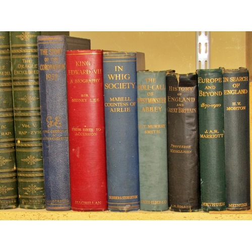 189 - The Oracle Encyclopaedia (1895) 5 volumes and a collection of historical interest reference (7)