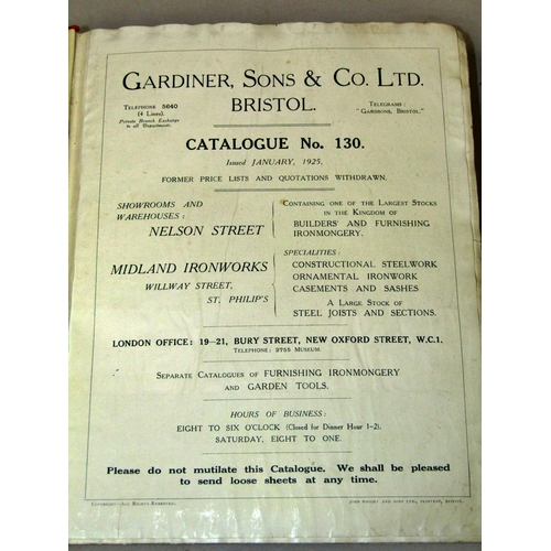 254 - The Metal Agencies Co Ltd, catalogues from 1928, (5 vols and 3 others) (8)