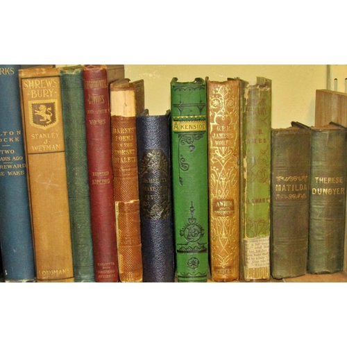 256 - Antiquarian interest including 19th century literature and poetry. 18 volumes including W L Bowles (... 