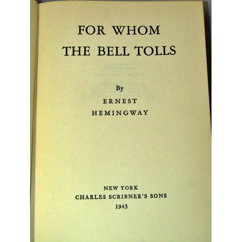 265 - Miscellaneous collection of literature and poetry including For Whom the Bell Tolls (1943), His Last... 