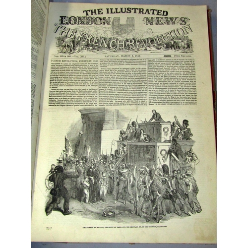 269 - Two volumes London Illustrated News 1848/9