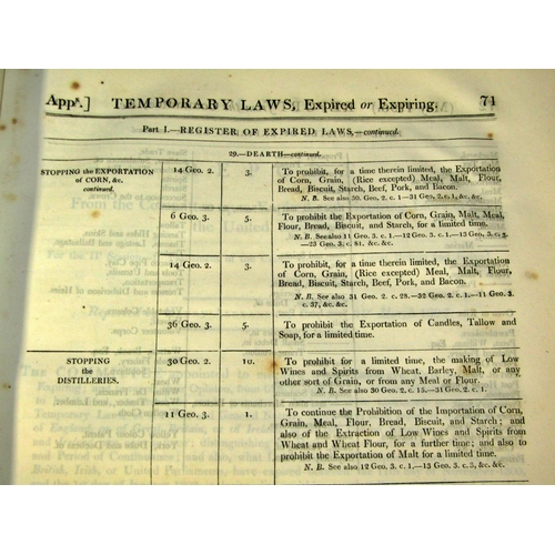 271 - Reports from committees of the House of Commons 1803 including plans and drawings for the developmen... 