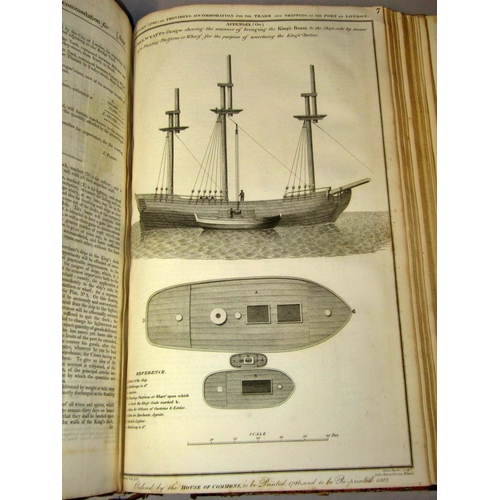 271 - Reports from committees of the House of Commons 1803 including plans and drawings for the developmen... 