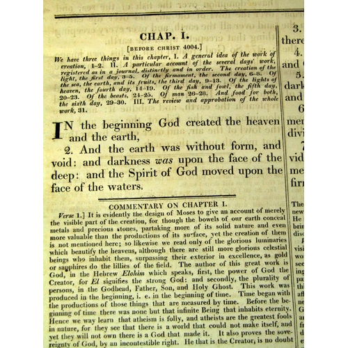 276 - Large Holy Bible 1815, illustrated London News 1862, Macaulay Essays 1865 (3 volumes) Scott's Novels... 