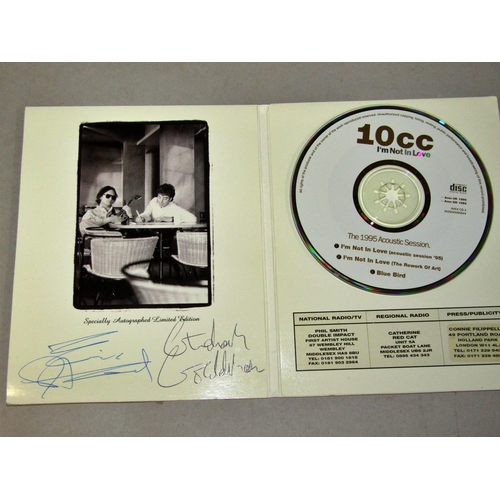 291 - Collection of 10cc - 7 albums, 4 CDs plus a signed (Eric Stewart & Graham Gouldman) 1995 acoustic CD... 