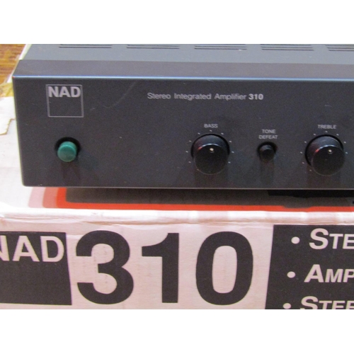 2177 - NAD stereo integrated 310 amp in original packaging, complete with owners manual