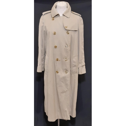 408 - 4 vintage ladies trench coats comprising 3 Burberry classic coats (2 beige and 1 black) together wit... 