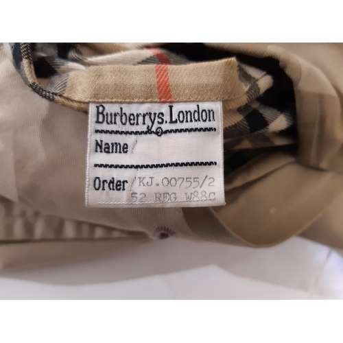 408 - 4 vintage ladies trench coats comprising 3 Burberry classic coats (2 beige and 1 black) together wit... 